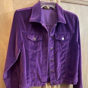 Velvet Shirt jacket